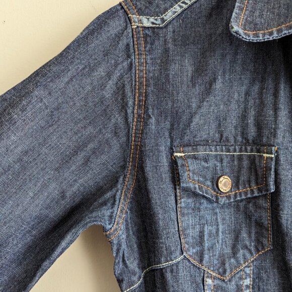 Ben Sherman Y2K Denim Dress with tie belt - Picture 6 of 9